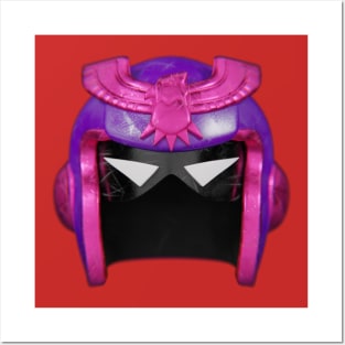 Falcon Helmet - Purple/Pink Posters and Art